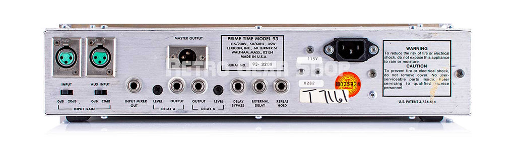 Lexicon Prime Time Model 93 Serviced Rear