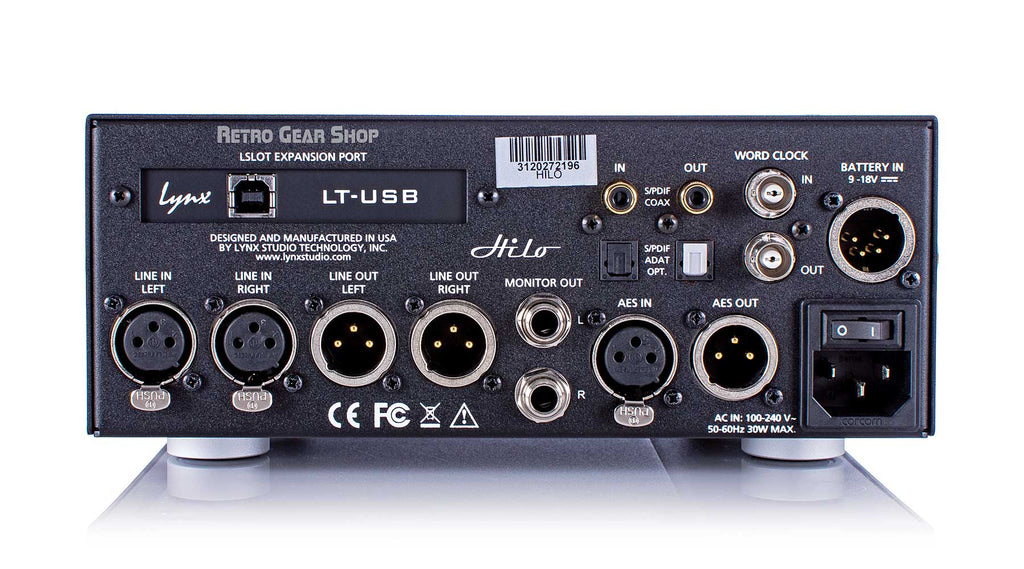 Lynx Hilo Black USB Rear