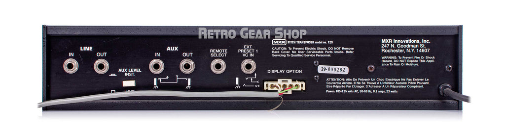 MXR Pitch Transposer Rear