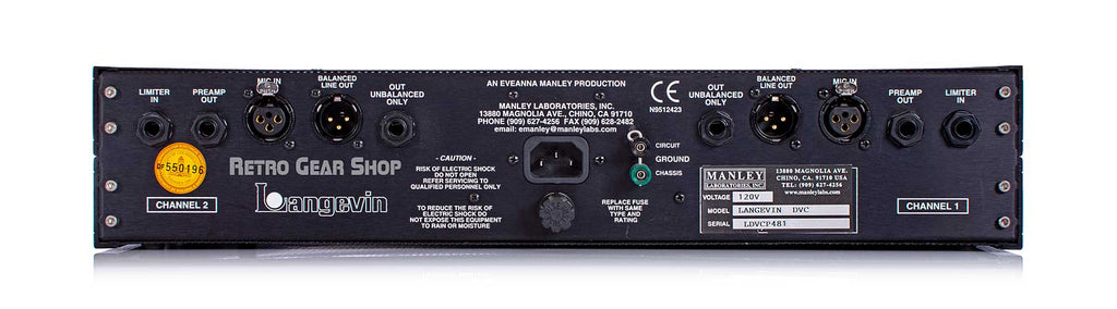 al gear dvc Manley Langevin DVC Dual Vocal Combo Channel Strip Preamp EQ Compressor– Retro Gear Shop