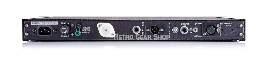 Manley Mid Frequency Equalizer Rear