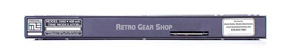 Marshall Electronics 5402 Time Modulator Rear