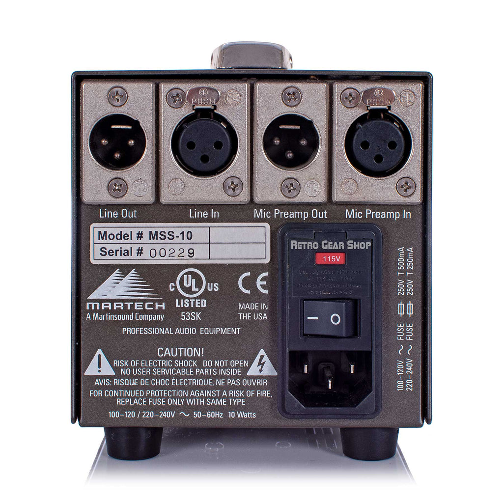 Martech MSS10 #2 Rear