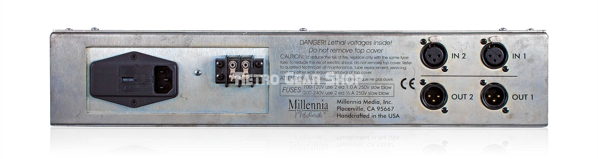 Millennia NSEQ-2 Stereo Four Band Parametric EQ Tube + Solid State 