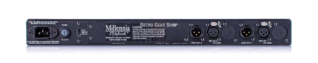 Millennia Media HV-3B Rear