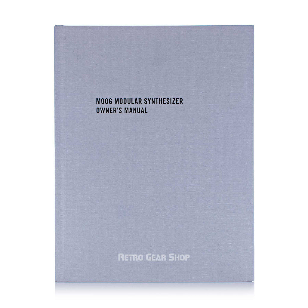 Moog Model 10 Modular Owner's Manual