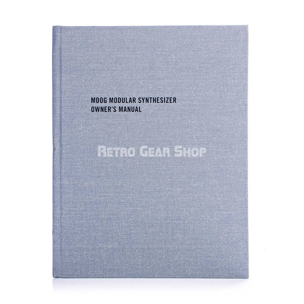 Moog Model 15 Reissue Owner's Manual