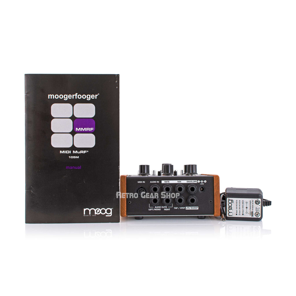 Moog Moogerfooger MF-105M Midi MURF Rear Manual PSU