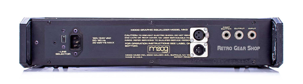 Moog Ten Band Graphic Equalizer Rear 2