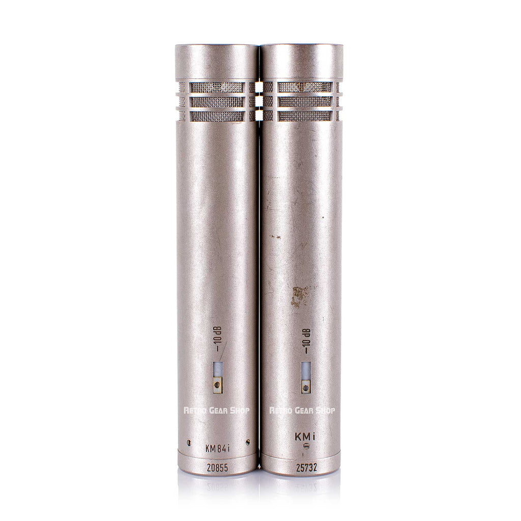 Neumann KM84i Vintage Stereo Pair Rear