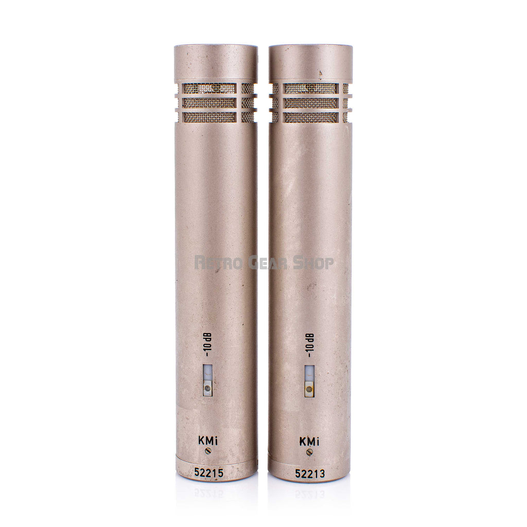 Neumann KM 84i Pair Vintage Rear