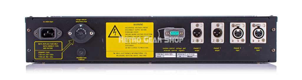 Neve 33609C Rear 20577K