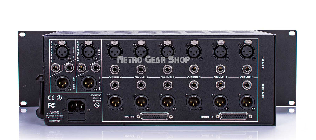 Rupert Neve R6 500 Series Rack Rear