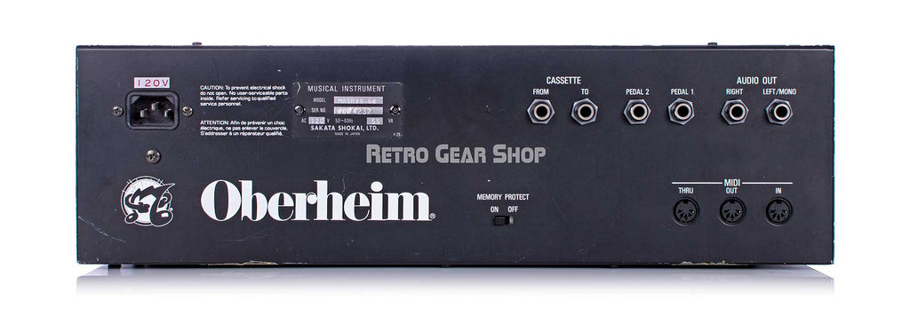 Oberheim Matrix 6R Rear