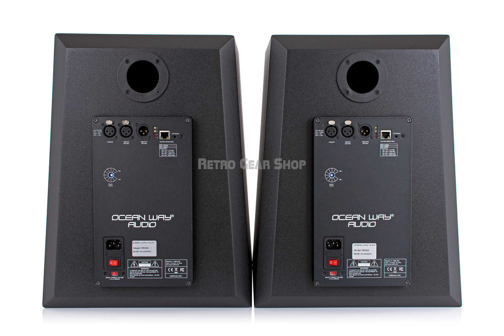 Ocean Way Pro2A Monitor Pair Rear