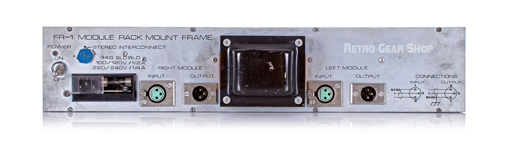 Orange County Parametric Equalizer EQ Compressor Limiter Expander Stressor Rear