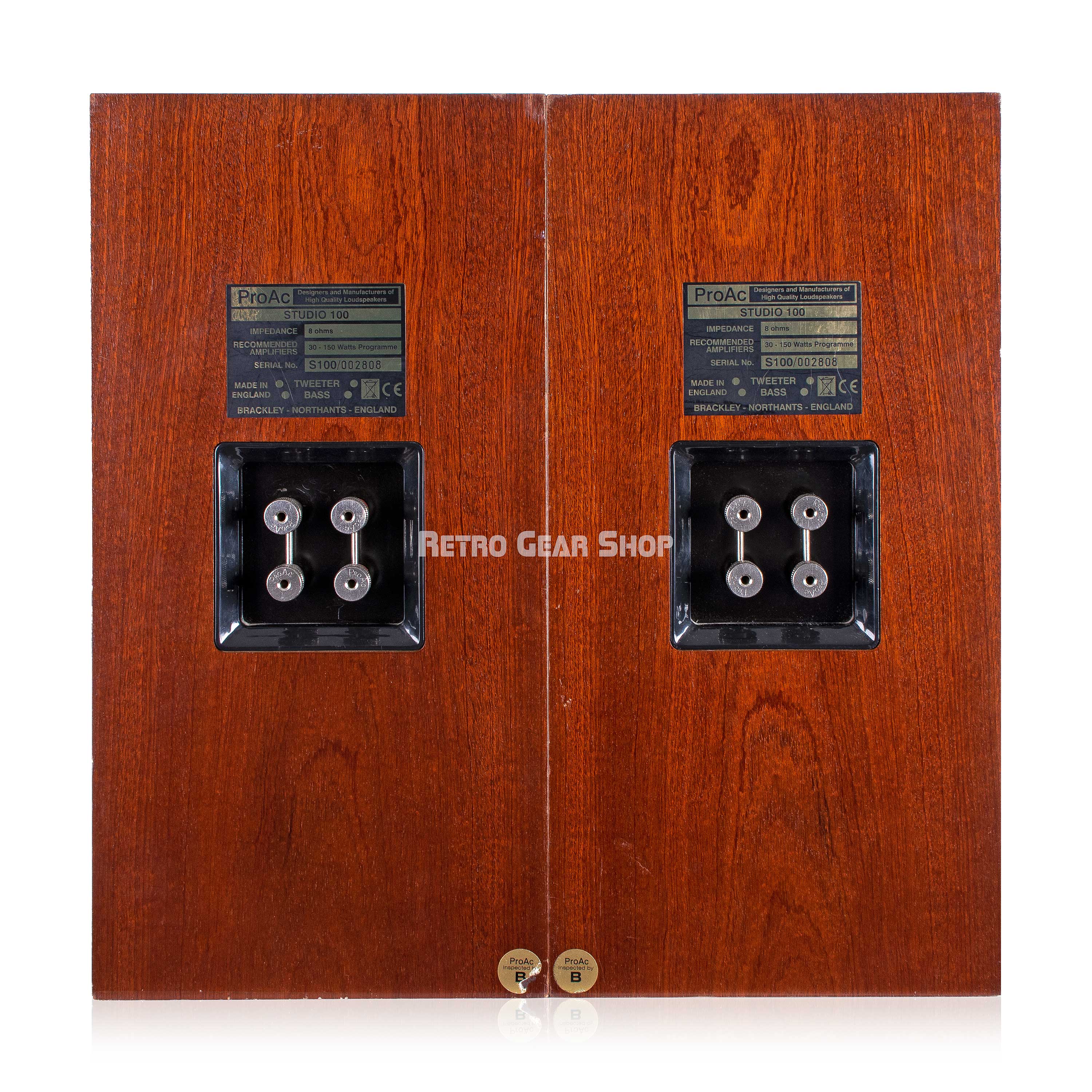 ProAc Studio 100 Studio Monitor Speaker Pair– Retro Gear Shop