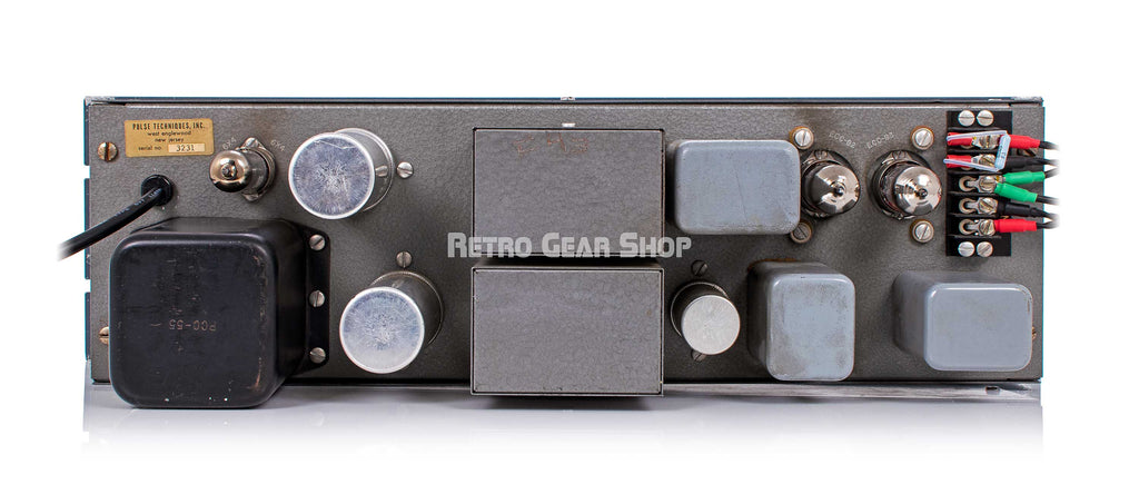 Pultec EQP-1A Sequential Pair Vintage Rear