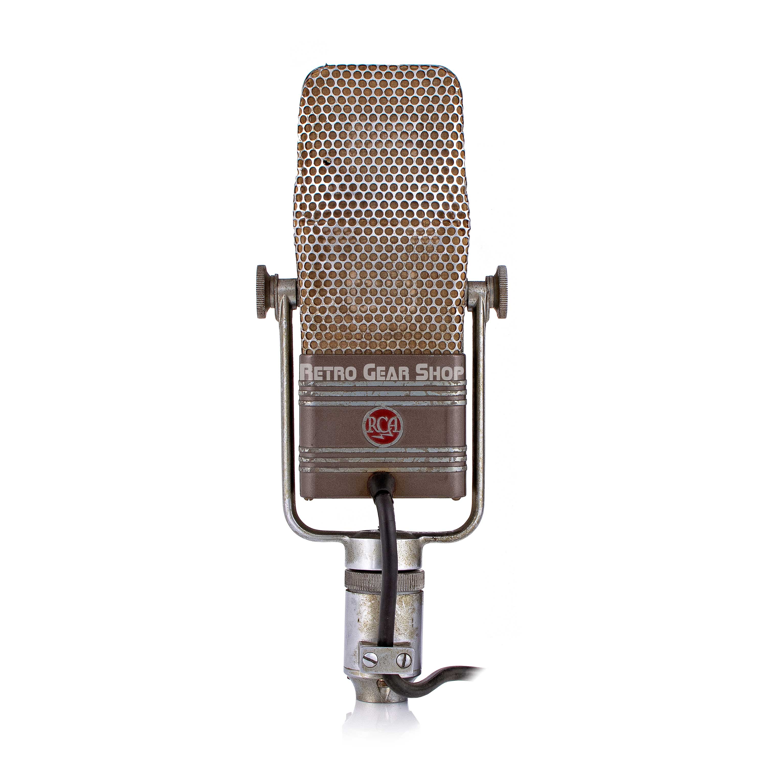 RCA 44 licensed Toshiba 'A' type マイク 黒 RCA 44-BX Bi-Directional Ribbon Microphone Vintage Rare Mic– Retro