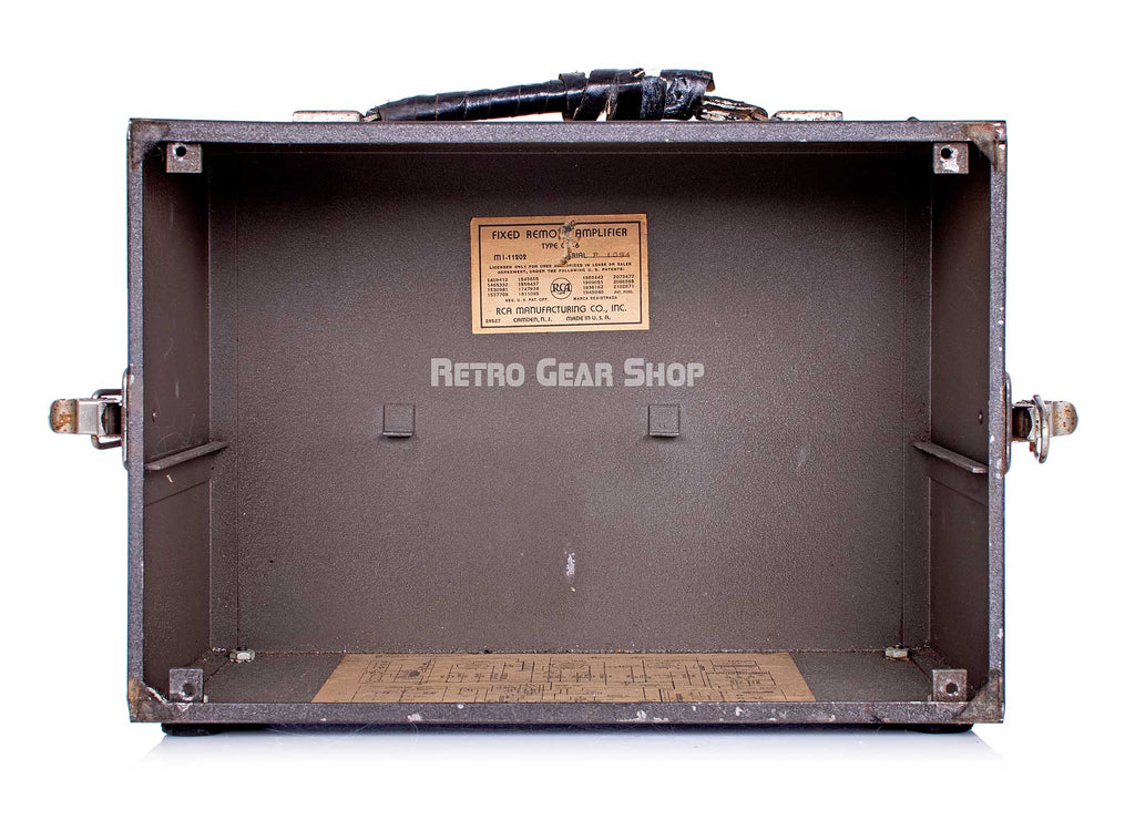 RCA Portable Amplifier OP-6 Front Internals