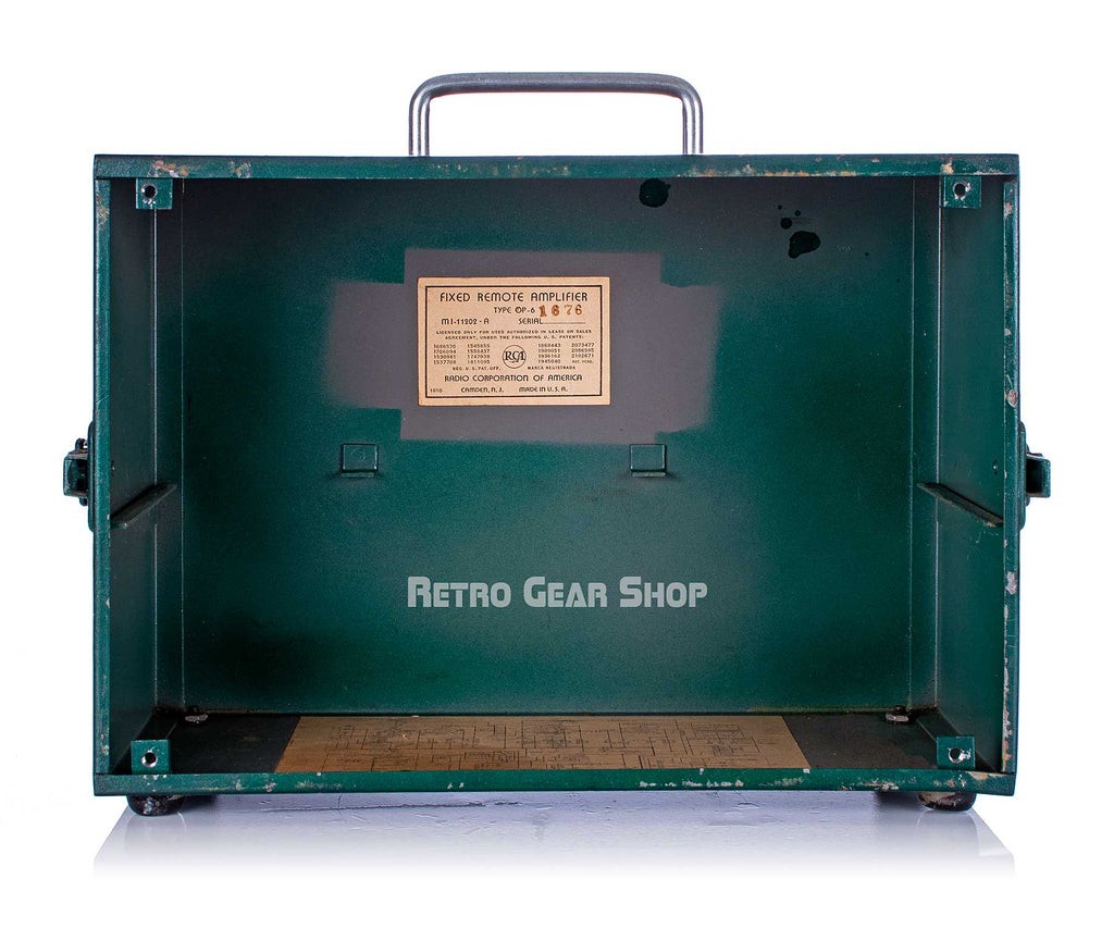 RCA Portable Amplifier OP-6 Case Internals