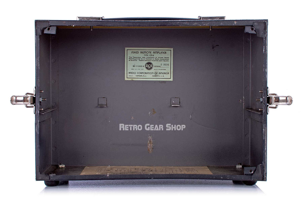 RCA Portable Amplifier OP-6 Cover
