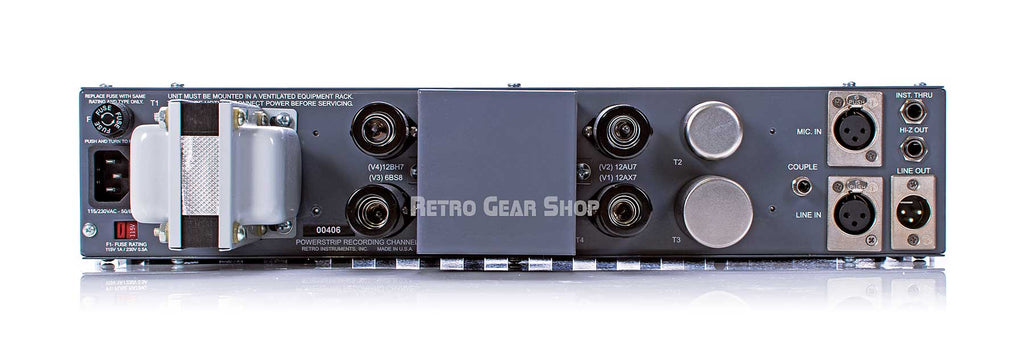 Retro Instruments Powerstrip Recording Channel Rear