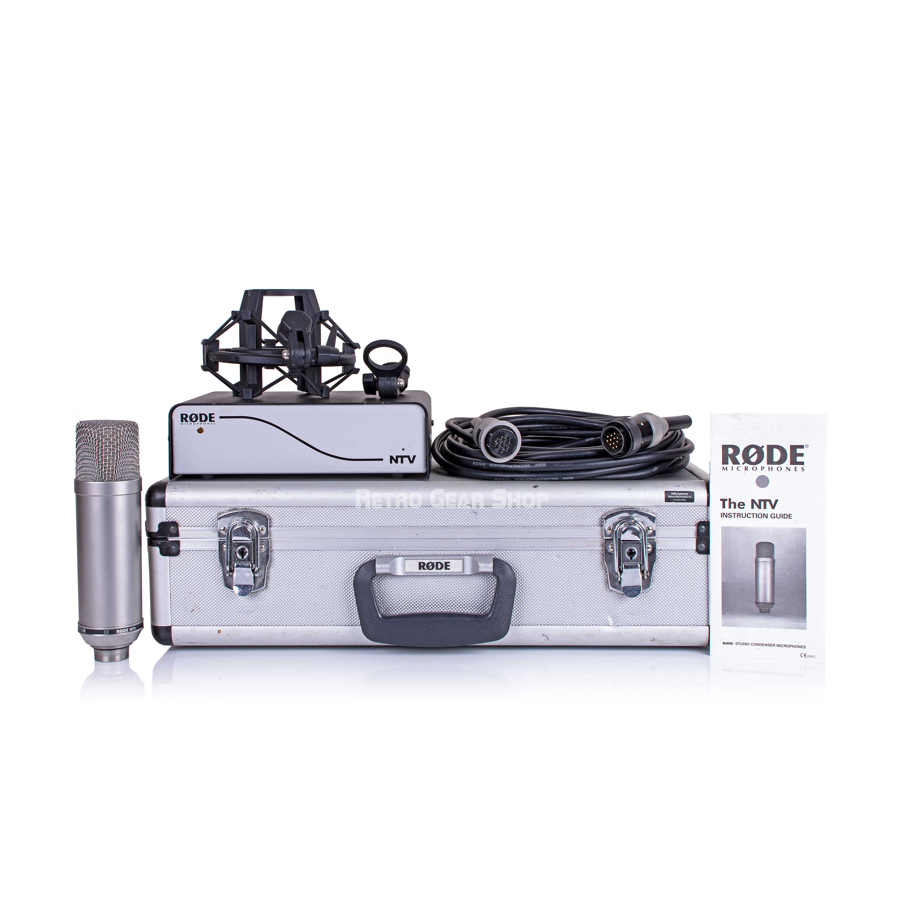 Rode NTV Tube Condensor Microphone Case PSU Shockmount– Retro Gear