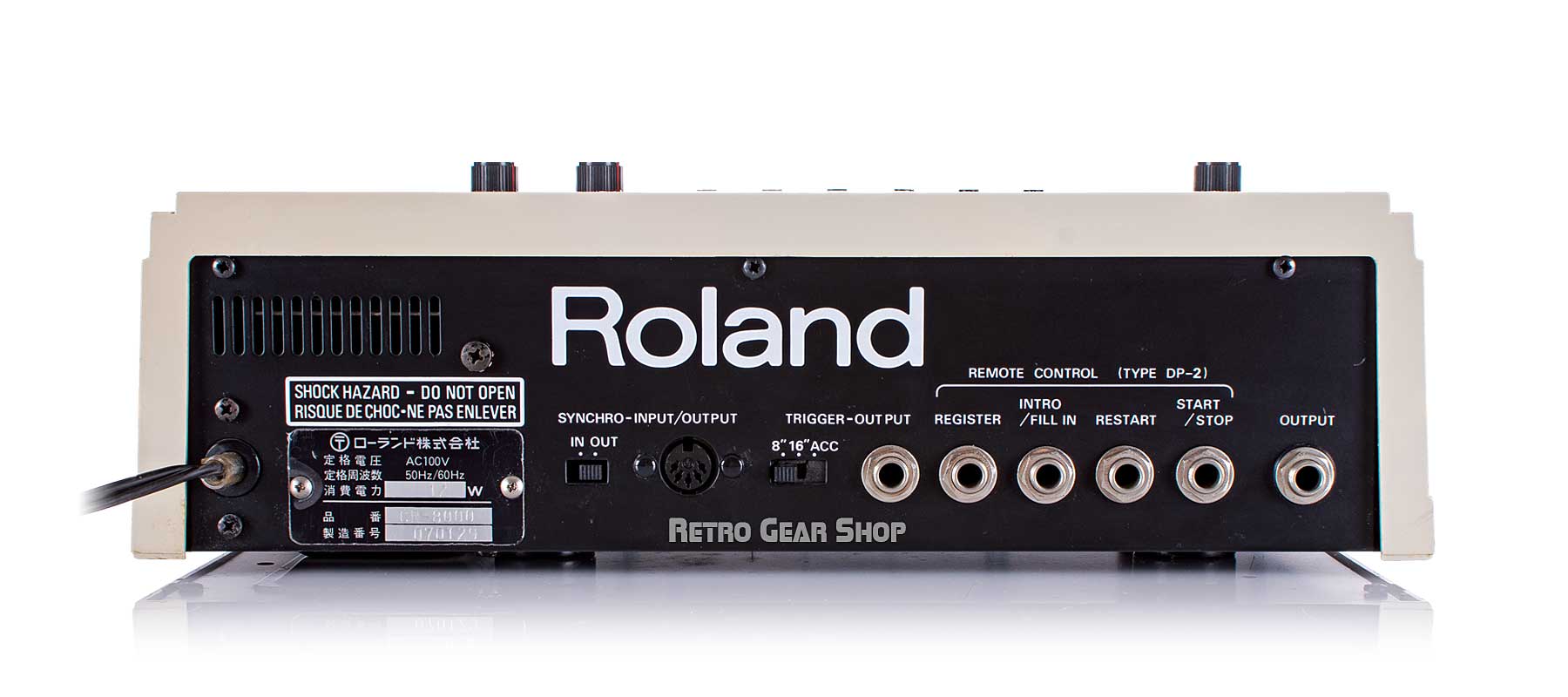 Roland CR-8000 Rear