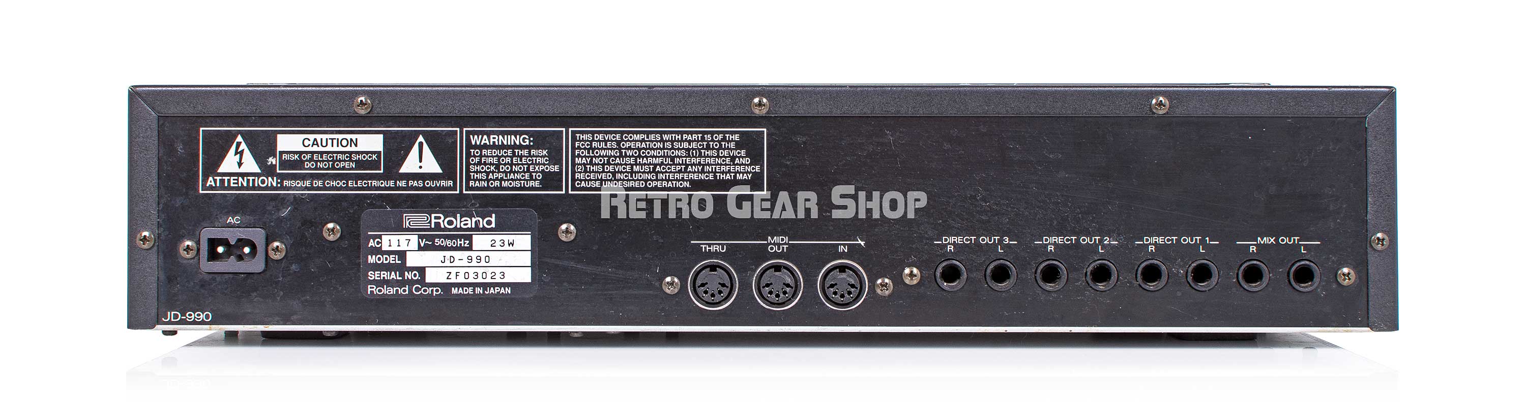 Roland Super JD 990 Racksynth Synthesizer Module Vintage Rare