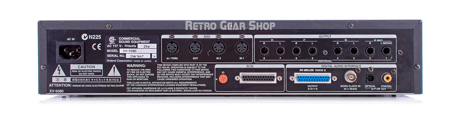 Roland XV-5080 Synthesizer Synth Module DHRS owned by Puff Daddy