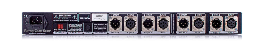 SPL Transient Designer 4 Rear