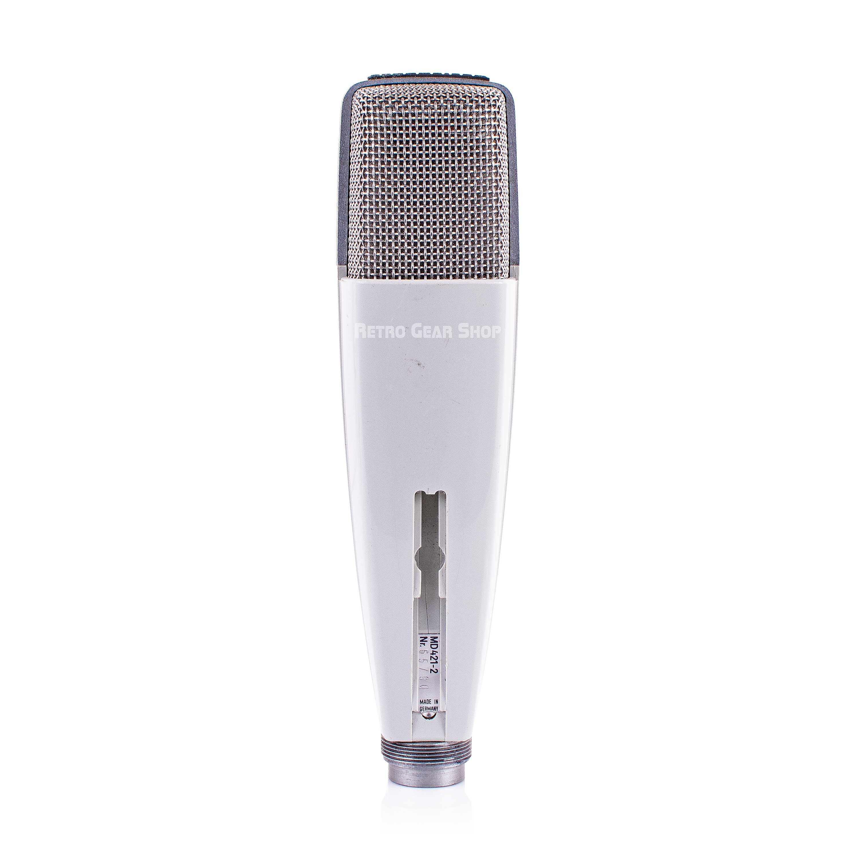 Sennheiser MD421-II Large Diaphragm Cardioid Microphone Vintage