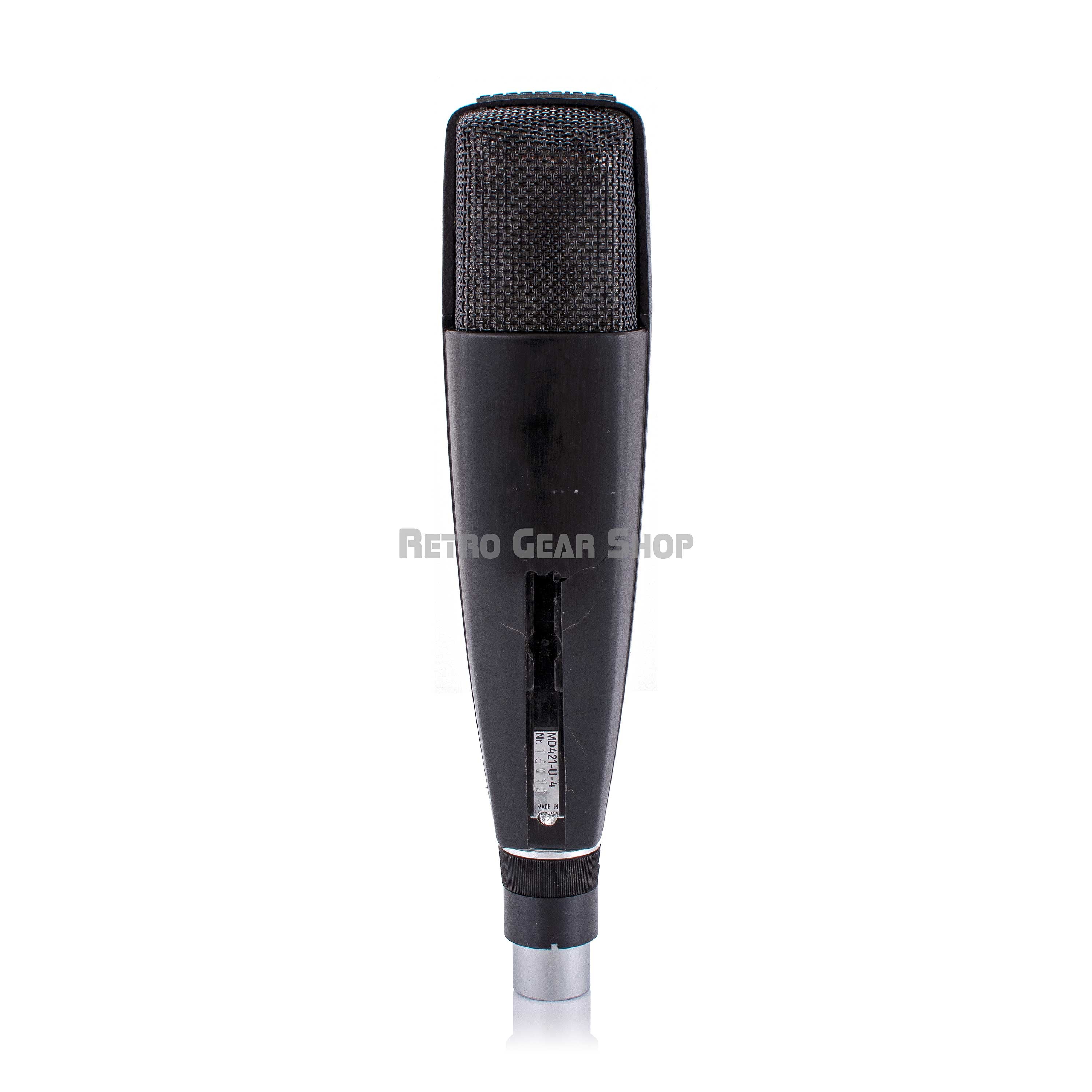 Sennheiser MD421-U-4 Cardioid Dynamic Microphone Vintage Rare Mic
