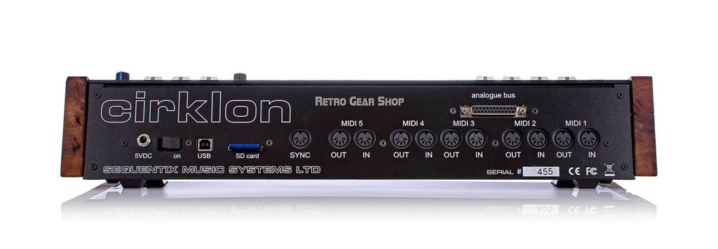 Sequentix Cirklon Sequencer Rear