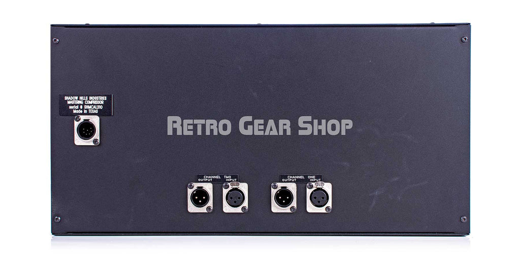 Shadow Hills Mastering Compressor Rear