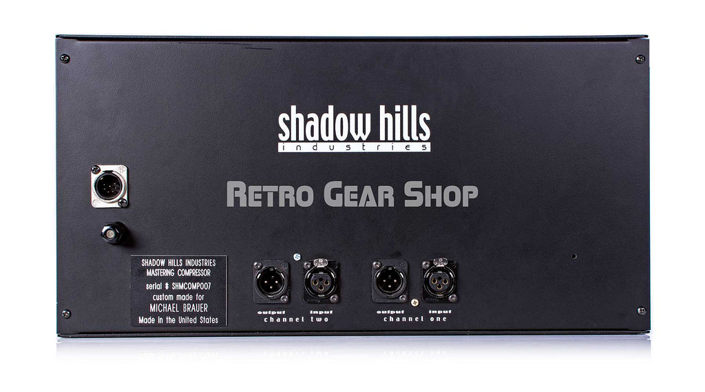 Shadow Hills Mastering Compressor Rear