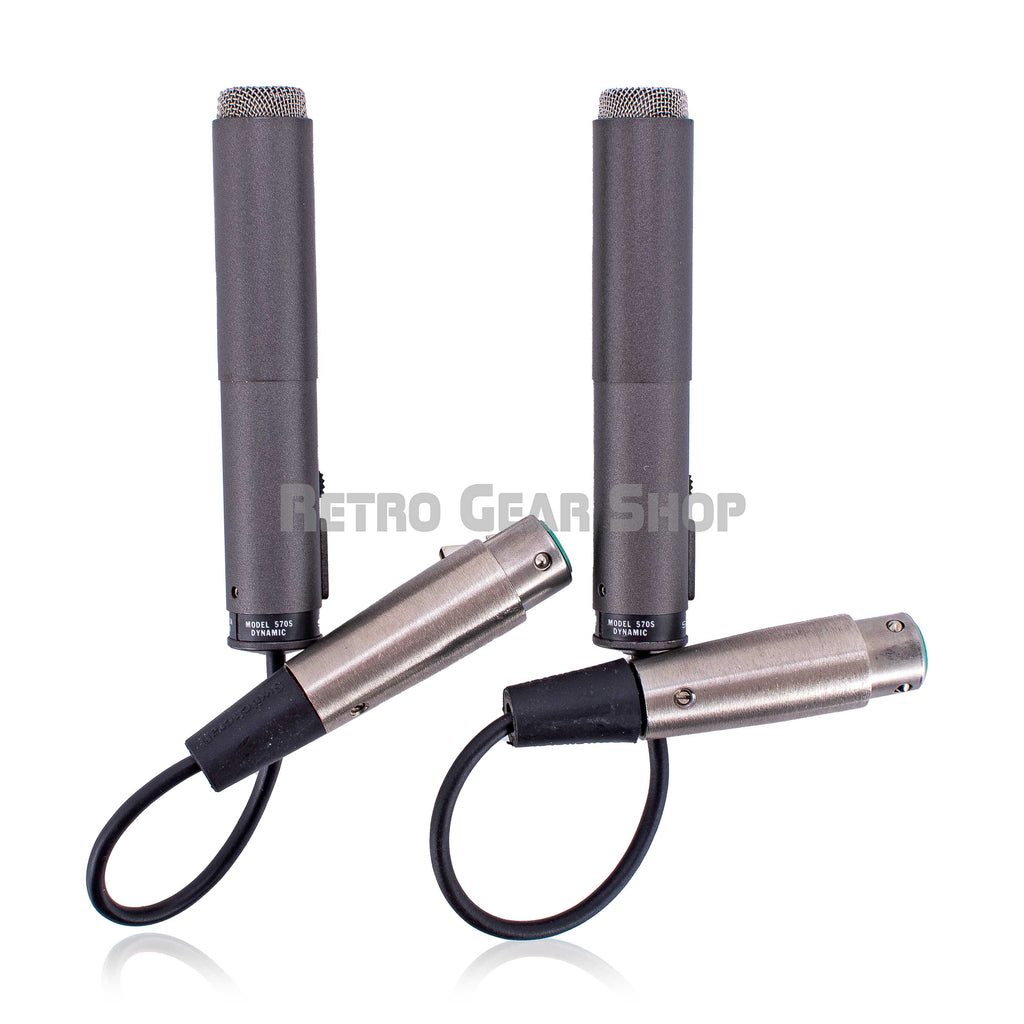 Shure 570SMic Pair Rear