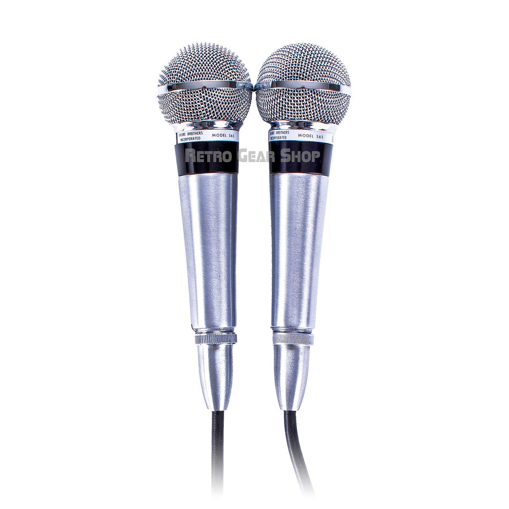 Shure Unisphere 1 Model 565 Stereo Pair Rear