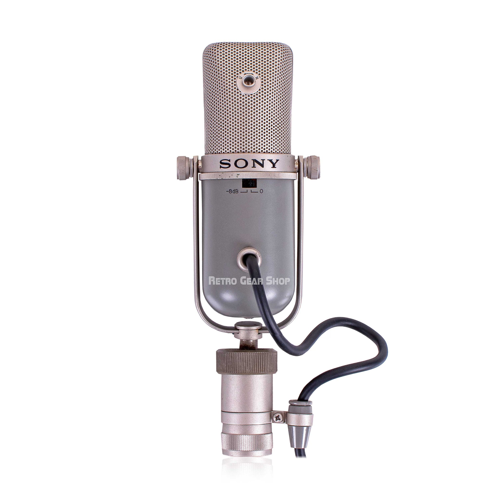 Sony C37 Condenser Microphone Vintage Rare Rens Heijnis Modded Rear