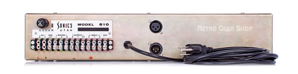 Spectra Sonics Model 610 Complimiter Vintage Rear