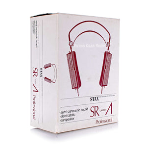 Stax SR Lamda Professional Headphones Rare Vintage Semi-panoramic Sound Electrostatic Earspeaker Original Box
