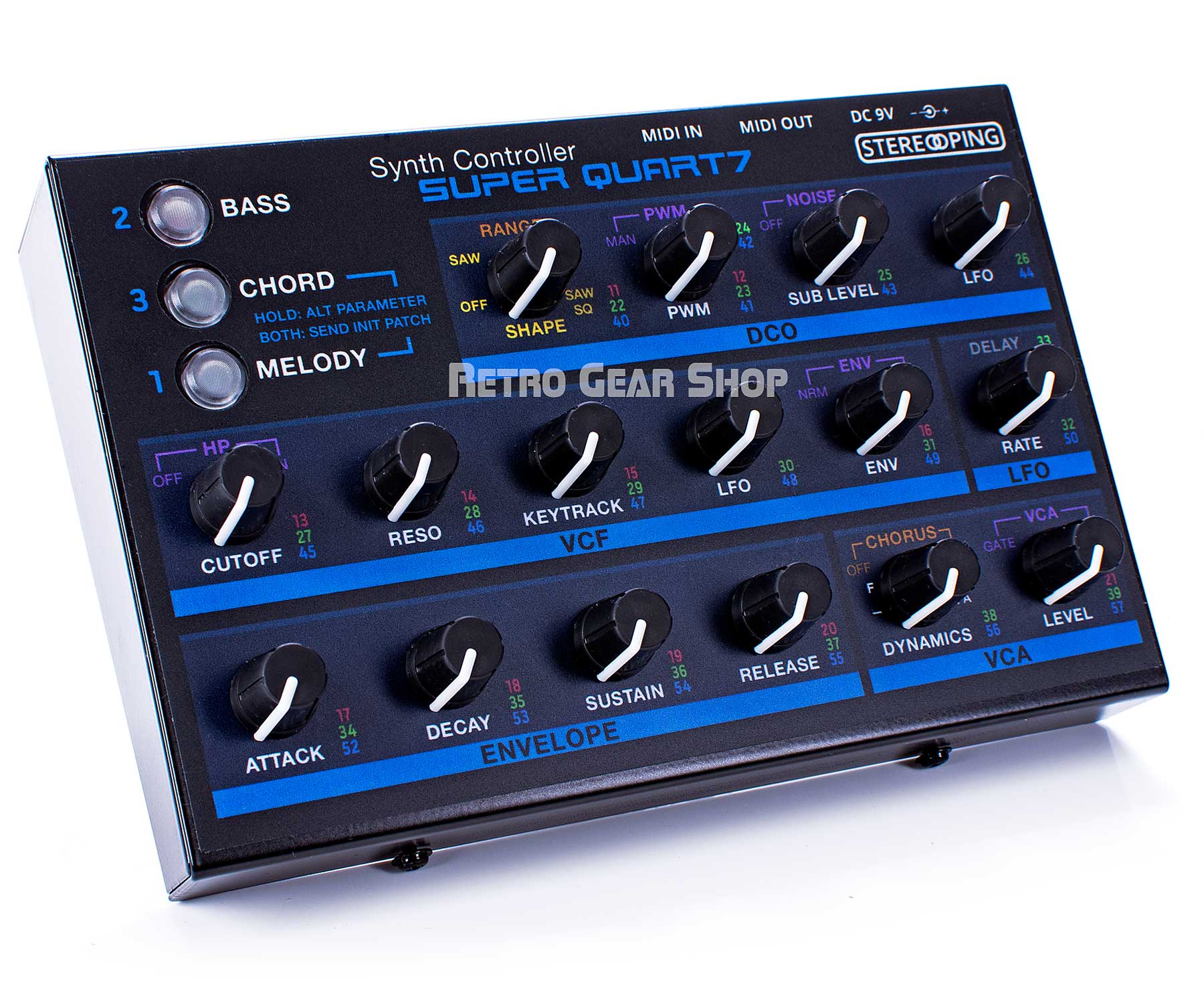 Stereoping CE-1 Super Quart7 Midi Controller for Roland MKS-7