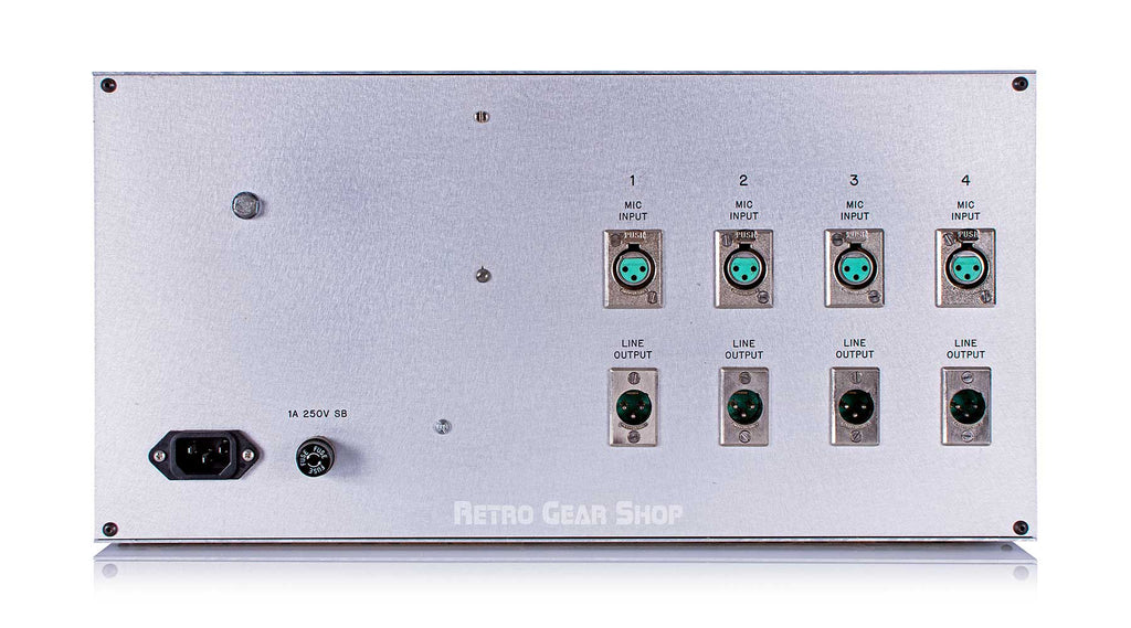 Telefunken TAB V76m SE 4-Channel Rack SE Studio Electronics Rear