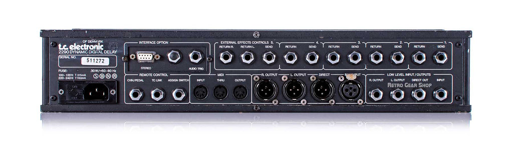 TC Electronic 2290 Rear