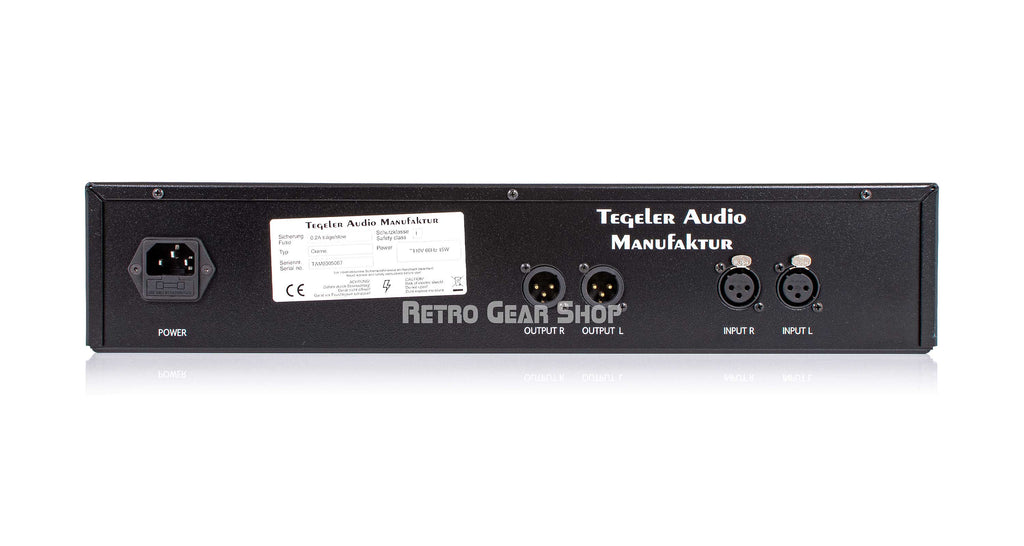 Tegeler Audio Creme Rear