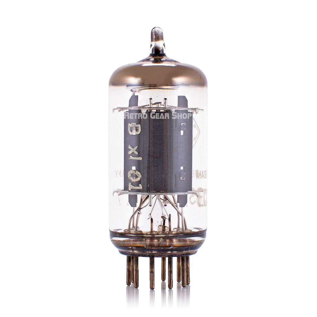 Telefunken Vacuum Tube ECC83 12AX7 Smooth Plate Diamond Bottom Rear