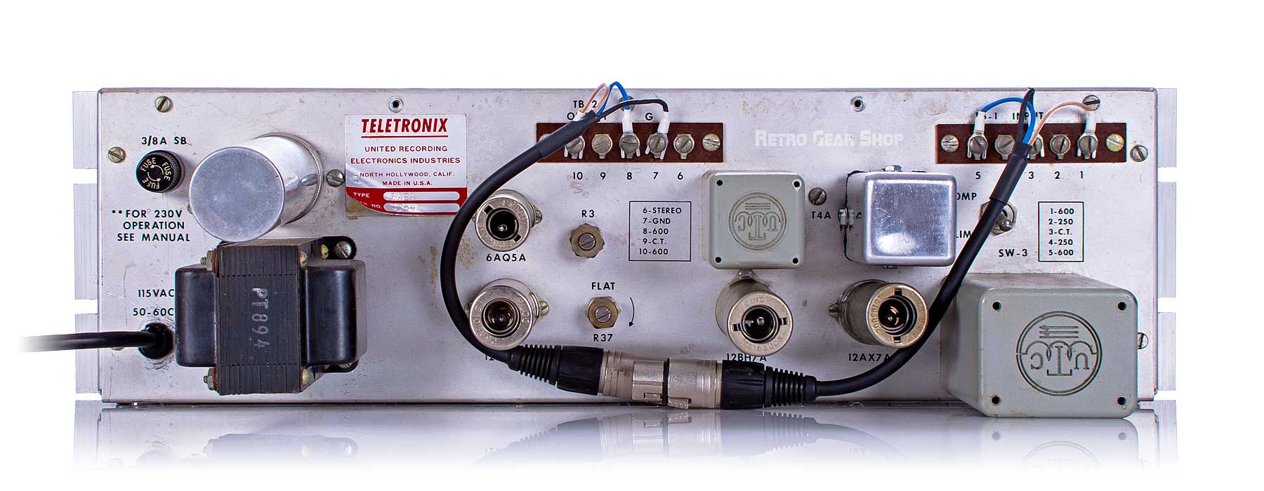 Teletronix LA-2A Vintage Rear