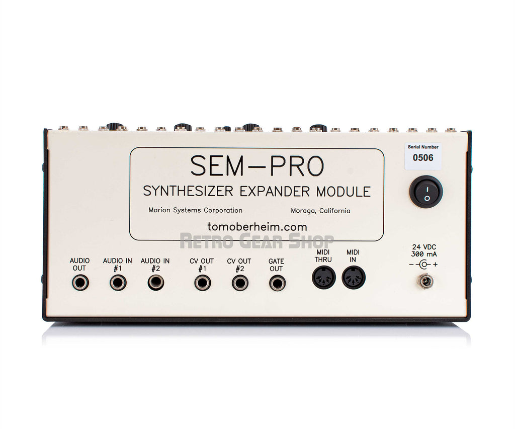 Tom Oberheim SEM Pro Rear