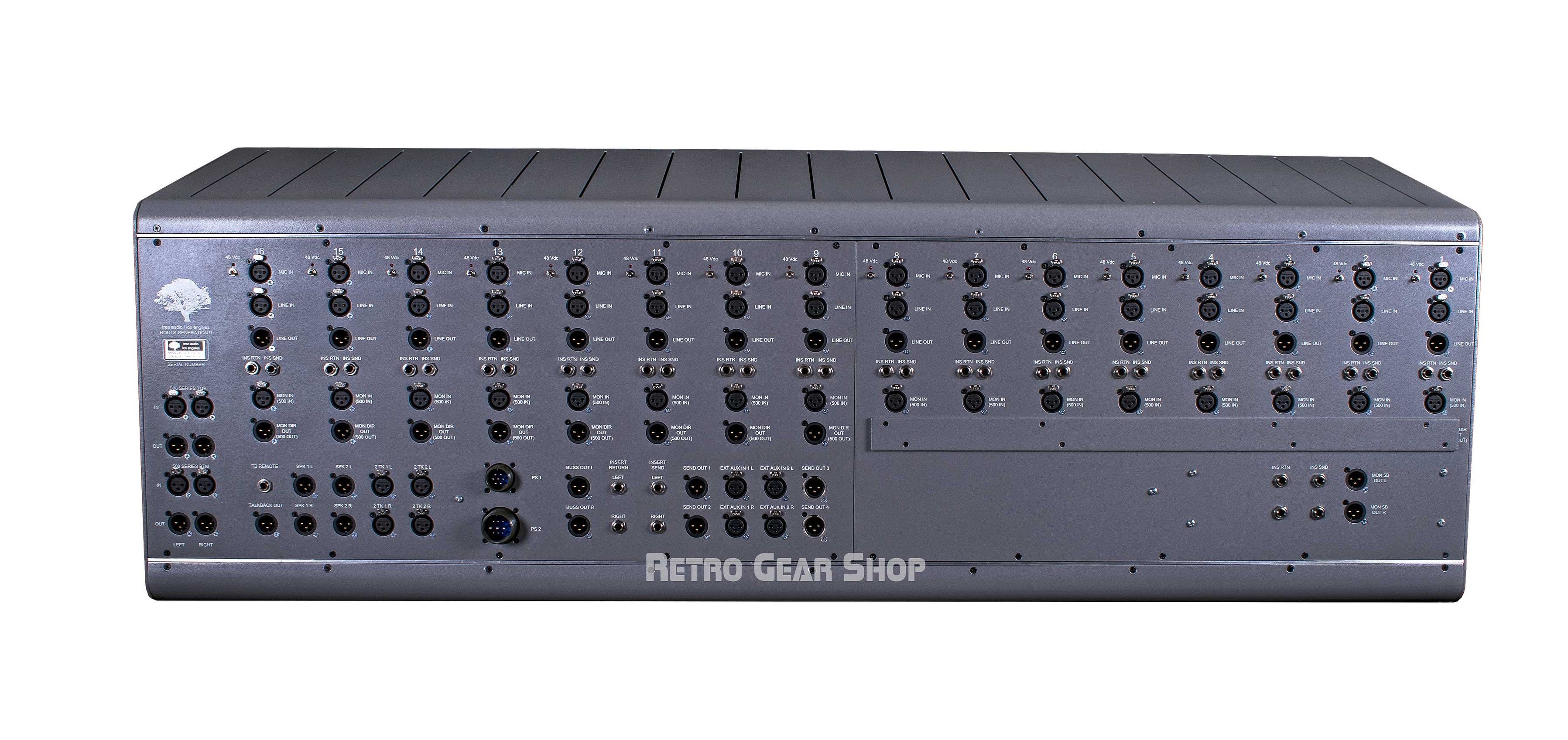 Tree Roots Audio Console Steam Tree Audio Roots Console Gen II 16 Channel Hybrid Tube Mixer Custom ...